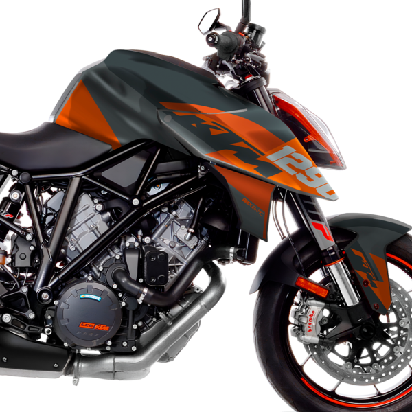 Kit de Pegatinas KTM SUPERDUKE 1290 BOOST ORANGE 2- Moto - Brografic