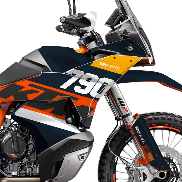 Kit de Pegatinas KTM 790 ADVENTURE REPLICA 2 - Moto - Brografic