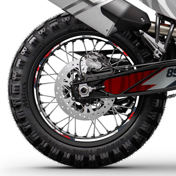 Pegatinas Llantas KTM 890 ADVENTURE WHEEL Wild Mode 2- Moto - Brografic