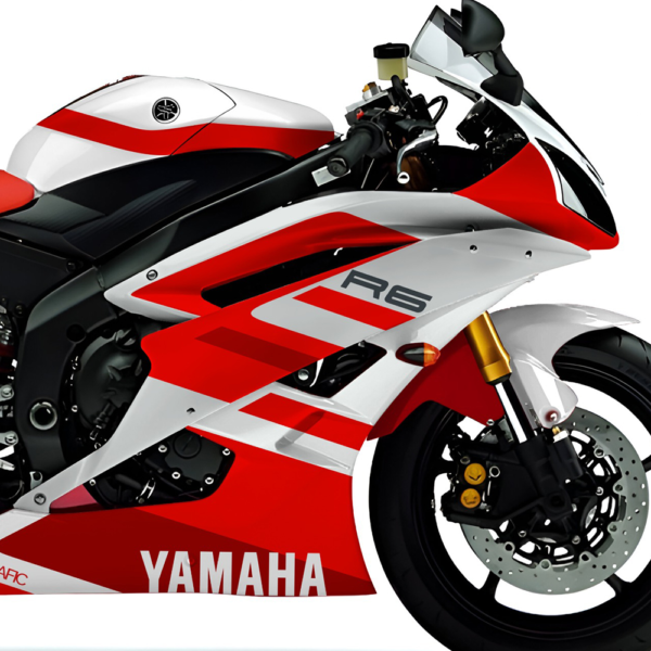 Kit de Pegatinas Yamaha R6 Classic Stripes 2 - Moto - Brografic