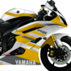 Kit de Pegatinas Yamaha R6 Classic Stripes YELLOW 2 - Moto - Brografic