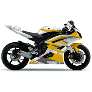 Kit de Pegatinas Yamaha R6 Classic Stripes YELLOW - Moto - Brografic