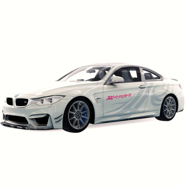 4-Kit Pegatinas-BMW-M4-JapanKoi-Brografic