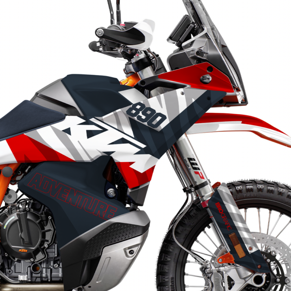 Kit de Pegatinas KTM 890 ADVENTURE WILD MODE 2- Moto - Brografic