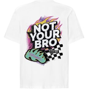 Camiseta Brografic DROP 00 NOT YOUR BRO – edición limitada 50 unidades (blanco y negro)