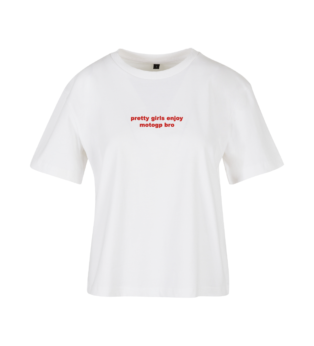 Camiseta --Pretty-Girls-Watch-Moto-GP-Brografic