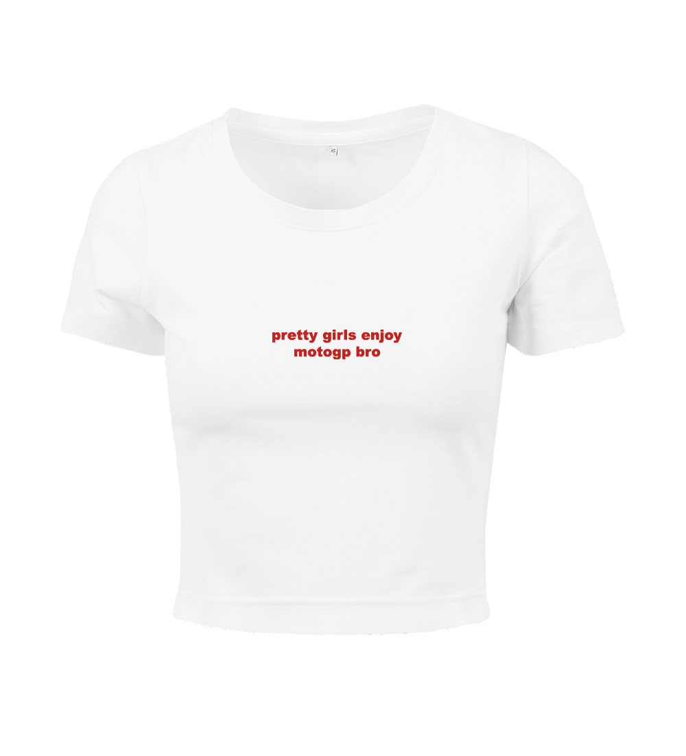 Crop Top--Pretty-Girls-Watch-Moto-GP-Brografic